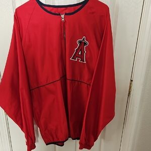 MLB Red Jacket with Black Trim